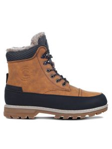 Luhta Trapery Luhta Reilu Ms 75562 Brązowy. Brązowe buty zimowe Luhta, z materiału, bez obcasa, bez zapięcia. Za 299,99 zł.