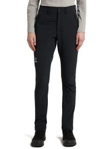 Haglöfs Spodnie softshellowe "Morän" w kolorze czarnym rozmiar: 44. Czarne spodnie dresowe Haglöfs, bez wzorów, z materiału, outdoorowe. Za 295,99 zł.