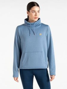 Dare 2b Bluza polarowa "Lexan" w kolorze błękitnym rozmiar: 32. Niebieskie bluzy Dare 2b, bez wzorów, z polaru, z kapturem. Za 65,45 zł.