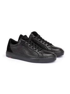 LLOYD Skórzane sneakersy w kolorze czarnym rozmiar: 41. Czarne trampki LLOYD, bez wzorów, bez zapięcia. Za 390,45 zł.