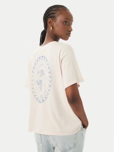 ONLY T-Shirt Celine 15374989 Różowy jasny Regular Fit. Czerwone t-shirty ONLY, m, bez wzorów, z bawełny, bez kołnierzyka, bez ramiączek. Za 69,99 zł.