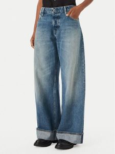 G-Star Raw Jeansy Roxx D28394-E358 Niebieski Loose Fit. Niebieskie jeansy G-Star Raw, bez wzorów, z bawełny. Za 549,99 zł.
