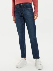 DAMSKIE SPODNIE LEE RIDER JEANS HYPER DARK 112355235. Jeansy Lee, bez wzorów, z jeansu. Za 209,99 zł.
