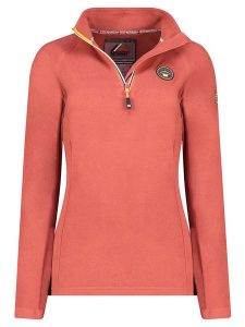 Geographical Norway Bluza polarowa "Tugim" w kolorze pomarańczowym rozmiar: XXL. Pomarańczowe bluzy Geographical Norway, xxl, bez wzorów, z polaru, bez kaptura. Za 74,63 zł.