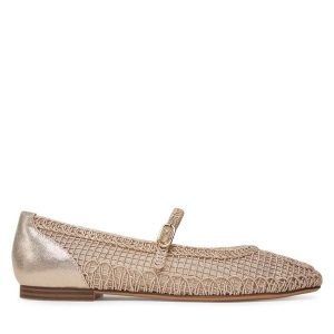 Baleriny Tamaris. Brązowe balerinki Tamaris, bez wzorów, bez obcasa, bez zapięcia. Za 159,99 zł.