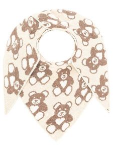 Zwillingsherz Chusta trójkątna w kolorze brązowo-beżowym z dodatkiem wełny - 185 x 90 cm rozmiar: onesize. Brązowe apaszki i chusty Zwillingsherz, bez wzorów, z materiału. Za 152,45 zł.