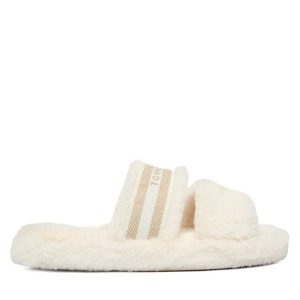 Kapcie Tommy Hilfiger. Białe kapcie TOMMY HILFIGER, bez wzorów. Za 199,99 zł.