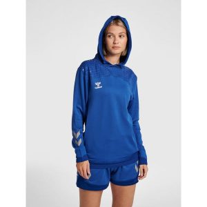 Damska bluza z kapturem Hummel hmlLEAD poly. Niebieskie bluzy Hummel, s, bez wzorów, z kapturem. W wyprzedaży za 232,60 zł.