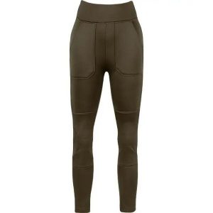 Damskie legginsy Jack Pyke Utility. Brązowe legginsy JACK PYKE, bez wzorów, z elastanu, z podwyższonym stanem. Za 297,00 zł.