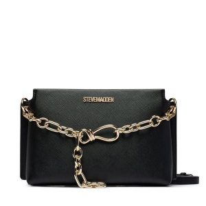 Torebka Steve Madden. Czarne listonoszki Steve Madden, bez wzorów, bez dodatków. Za 519,99 zł.