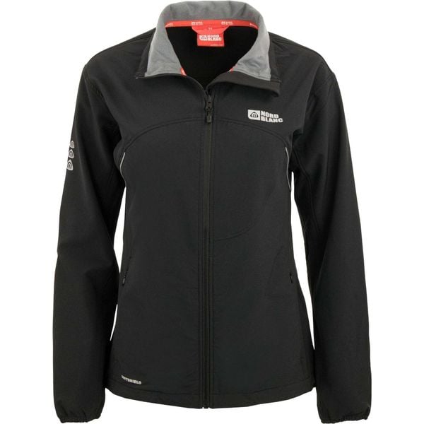 Nordblanc Damska Kurtka Softshell, Cienka, Czarna, Rozm. 40. Czarne kurtki NORDICA, l, bez wzorów, z softshellu, bez kaptura. Za 265,99 zł.