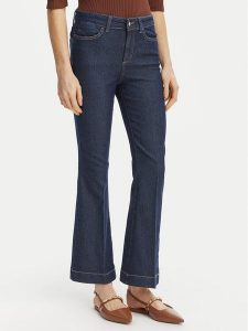 Rinascimento Jeansy CFC0127957003 Granatowy Bootcut Fit. Niebieskie jeansy Rinascimento, bez wzorów, z bawełny. Za 399,99 zł.