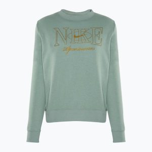 Bluza damska Nike Sportswear Club Fleece. Zielone bluzy Nike, bez wzorów, bez kaptura. Za 259,99 zł.
