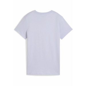 Damska koszulka z logo ESS No. 1 PUMA Cool Weather Blue. Niebieskie bluzki Puma, xs, bez wzorów, sportowe, bez kołnierzyka, bez ramiączek. W wyprzedaży za 64,00 zł.