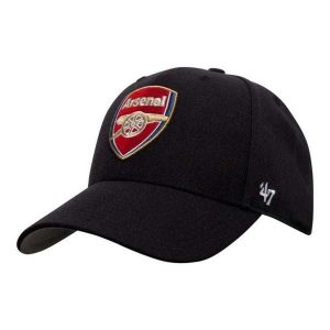 Czapka Z Daszkiem MVP Arsenal FC. Czerwone czapki 47 Brand, bez wzorów, z materiału. Za 109,99 zł.
