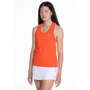 Nox Team Fit Tank Top. Czerwone topy NOX, bez wzorów, sportowe, bez kołnierzyka, bez ramiączek. Za 122,70 zł.