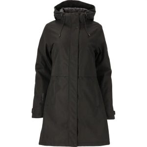 Parka dla kobiet Whistler Mullie V2 10000. Czarne kurtki WHISTLER, na zimę, bez wzorów, bez kaptura. Za 449,00 zł.
