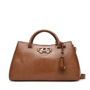 Torebka Guess. Brązowe torebki klasyczne Guess, z aplikacjami, bez dodatków. Za 549,99 zł.