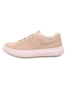 Legero Skórzane sneakersy "T4 JUMP" w kolorze beżowym rozmiar: 40. Brązowe trampki Legero, bez wzorów, bez zapięcia. Za 223,22 zł.