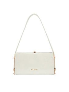 Eva Minge Torebka EO-AVAH-LA482-6340 Écru. Torebki wieczorowe Eva Minge, bez wzorów, z materiału, bez dodatków. Za 199,99 zł.