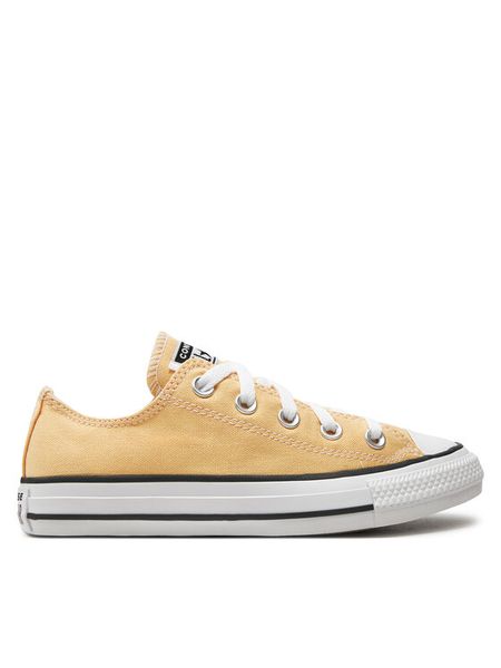 Converse Trampki Chuck Taylor All Star A11174C Żółty. Żółte trampki Converse, bez wzorów, z materiału, bez zapięcia. Za 219,99 zł.