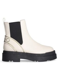 Liu Jo Sztyblety w kolorze kremowym rozmiar: 41. Brązowe botki Liu Jo, bez wzorów, bez obcasa, bez zapięcia. Za 551,95 zł.