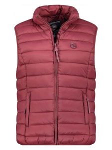 Canadian Peak Kamizelka pikowana w kolorze bordowym rozmiar: L. Czerwone kamizelki Canadian Peak, l, bez wzorów, bez kołnierzyka, bez ramiączek, bez kaptura. Za 91,99 zł.