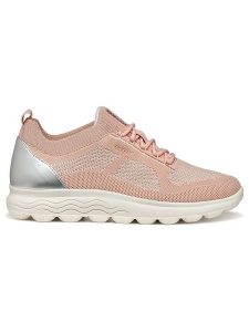Geox Sneakersy "Spherica" w kolorze jasnoróżowym rozmiar: 39. Różowe trampki Geox, bez wzorów, bez zapięcia. Za 329,42 zł.