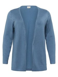 KAFFE curve Kardigan w kolorze niebieskim rozmiar: L. Niebieskie kardigany KAFFE curve. Za 149,31 zł.