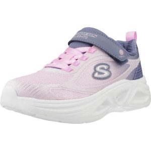 Buty SKECHERS SOLA GLOW 2.0 Rose. Czerwone buty trekkingowe Skechers, z tkaniny, bez zapięcia. Za 216,99 zł.