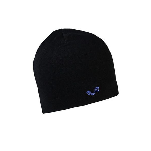 Czapka trekkingowa z 100% wełny merino. Czarne czapki WOOLONA, bez wzorów, z wełny, sportowe. W wyprzedaży za 117,00 zł.