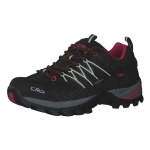 Buty trekkingowe damskie CMP Rigel Low WP. Czarne buty trekkingowe CMP, z materiału, bez zapięcia. Za 329,99 zł.