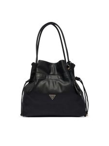 Guess Torebka Karima HWNG22 49230 Czarny. Czarne torebki klasyczne Guess, z aplikacjami, ze skóry, bez dodatków. Za 584,99 zł.