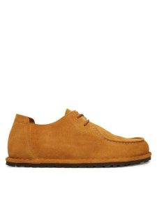 Birkenstock Półbuty Utti Lace 1031561 Żółty. Żółte półbuty Birkenstock, bez wzorów, ze skóry, bez obcasa, na płaskiej podeszwie, bez zapięcia. Za 495,99 zł.