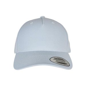 Czapka Flexfit YP Classics 5-Panel Premium. Niebieskie czapki FLEXFIT, bez wzorów. Za 129,50 zł.