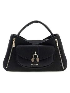 Guess Torebka w kolorze czarnym - 34 x 20 x 10 cm rozmiar: onesize. Czarne torebki klasyczne Guess, z aplikacjami, z materiału, bez dodatków. Za 434,99 zł.