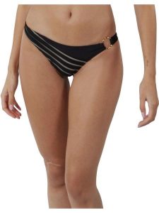 Damskie figi bikini Barts Alira Cheeky Bum. Czarne figi Barts, bez wzorów, z materiału. Za 159,00 zł.