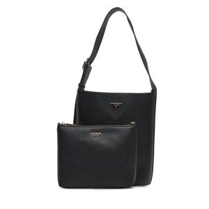 Torebka Guess. Czarne torebki klasyczne Guess, z aplikacjami, bez dodatków. Za 469,99 zł.