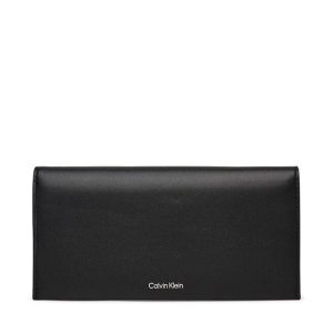 Portfel Calvin Klein. Czarne portfele Calvin Klein, bez wzorów. Za 279,99 zł.