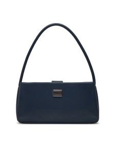 Tommy Jeans Torebka Tjw American Cool Shoulder Bag AW0AW17295 Granatowy. Niebieskie torebki klasyczne Tommy Jeans, bez wzorów, z jeansu, bez dodatków. Za 229,99 zł.
