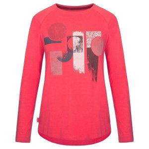 Damska koszulka LOAP ABENKA L — 95% bawełna, 5% elastan. Fioletowe bluzki WOMEN'S BEST, l, bez wzorów, z bawełny, bez kołnierzyka, bez ramiączek. Za 146,99 zł.