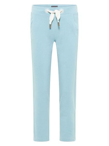 ELBSAND Spodnie dresowe "Brinja" w kolorze błękitnym rozmiar: S. Niebieskie spodnie dresowe ELBSAND, s, bez wzorów, z dresówki. Za 165,71 zł.