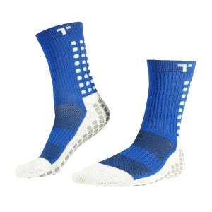 Skarpety Piłkarskie Unisex Adult 3.0 Mid Calf Cushioned. Niebieskie skarpetki TRUSOX, bez wzorów. Za 257,99 zł.