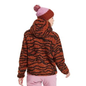 Bluza damska z kapturem Protest Prtfassa. Brązowe bluzy Protest, bez wzorów, z kapturem. Za 342,50 zł.