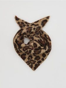 Szalik z wełną alpaki - wielobarwny. Szaliki Reserved, bez wzorów, z wełny. Za 69,99 zł.