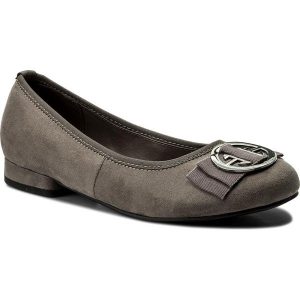 Baleriny CLARA BARSON - WYL1098A-1 Szary. Balerinki marki Clara Barson. Za 79,99 zł.