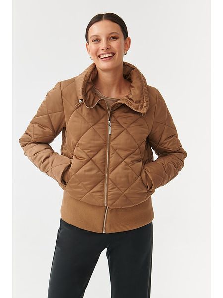 TATUUM Kurtka pikowana w kolorze jasnobrązowym rozmiar: 34. Brązowe kurtki Tatuum, bez wzorów, bez kaptura. Za 165,31 zł.