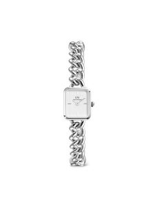 Daniel Wellington Zegarek Jolie Chain 15 DW00100834 Srebrny. Szare, analogowe zegarki Daniel Wellington. Za 809,99 zł.