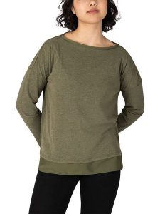 Timezone Koszulka w kolorze khaki rozmiar: M. Brązowe bluzki Timezone, m, bez wzorów, bez kołnierzyka, bez ramiączek. Za 69,99 zł.