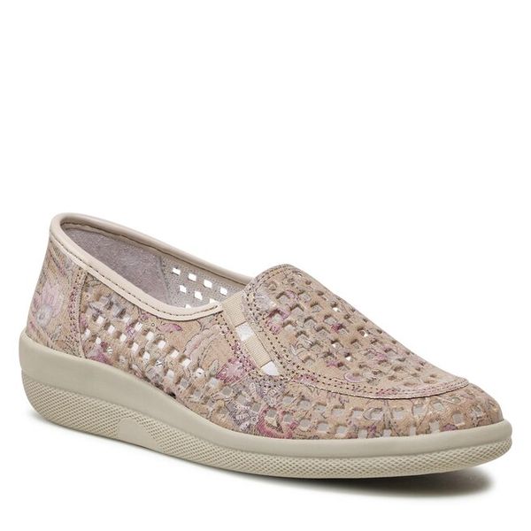 Półbuty Comfortabel. Brązowe półbuty Comfortabel, bez wzorów, bez obcasa, na płaskiej podeszwie, bez zapięcia. Za 219,99 zł.